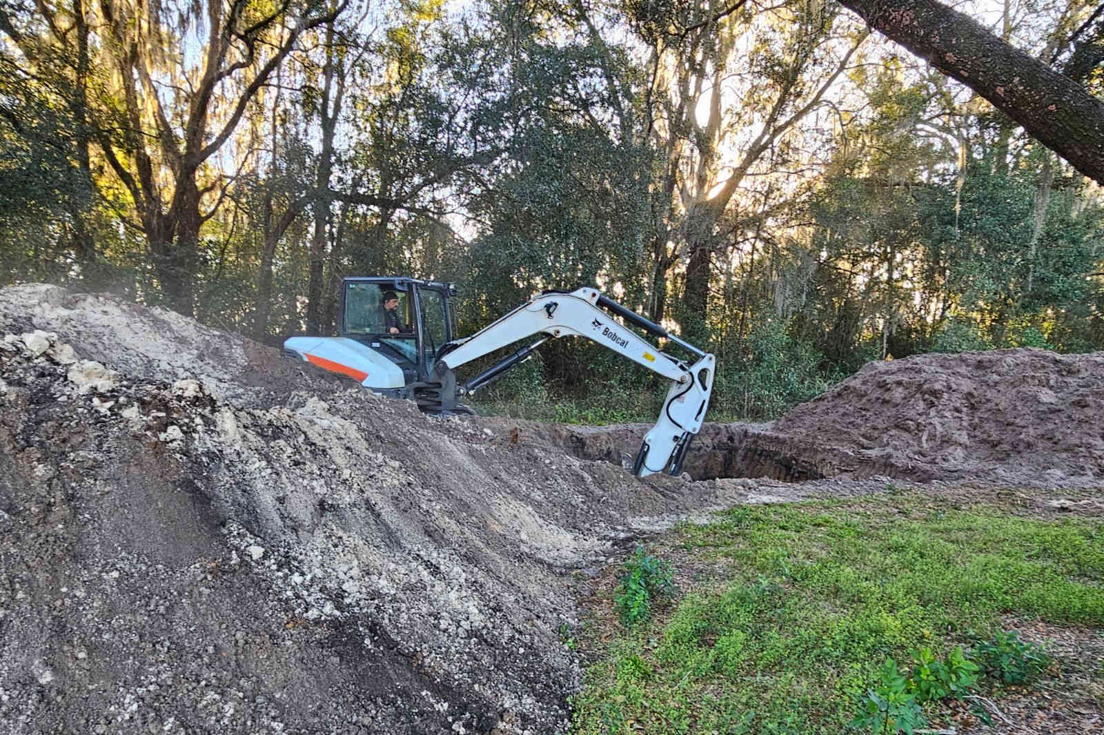 Excavation and land clearing services