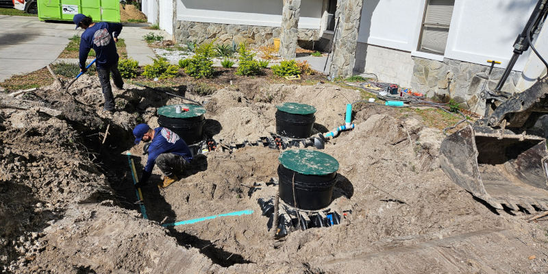 ATU Septic System Installation in Tampa, Florida